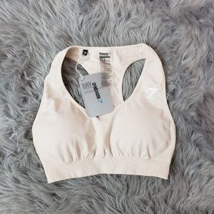 NEW Gymshark vital seamless sports bra sand